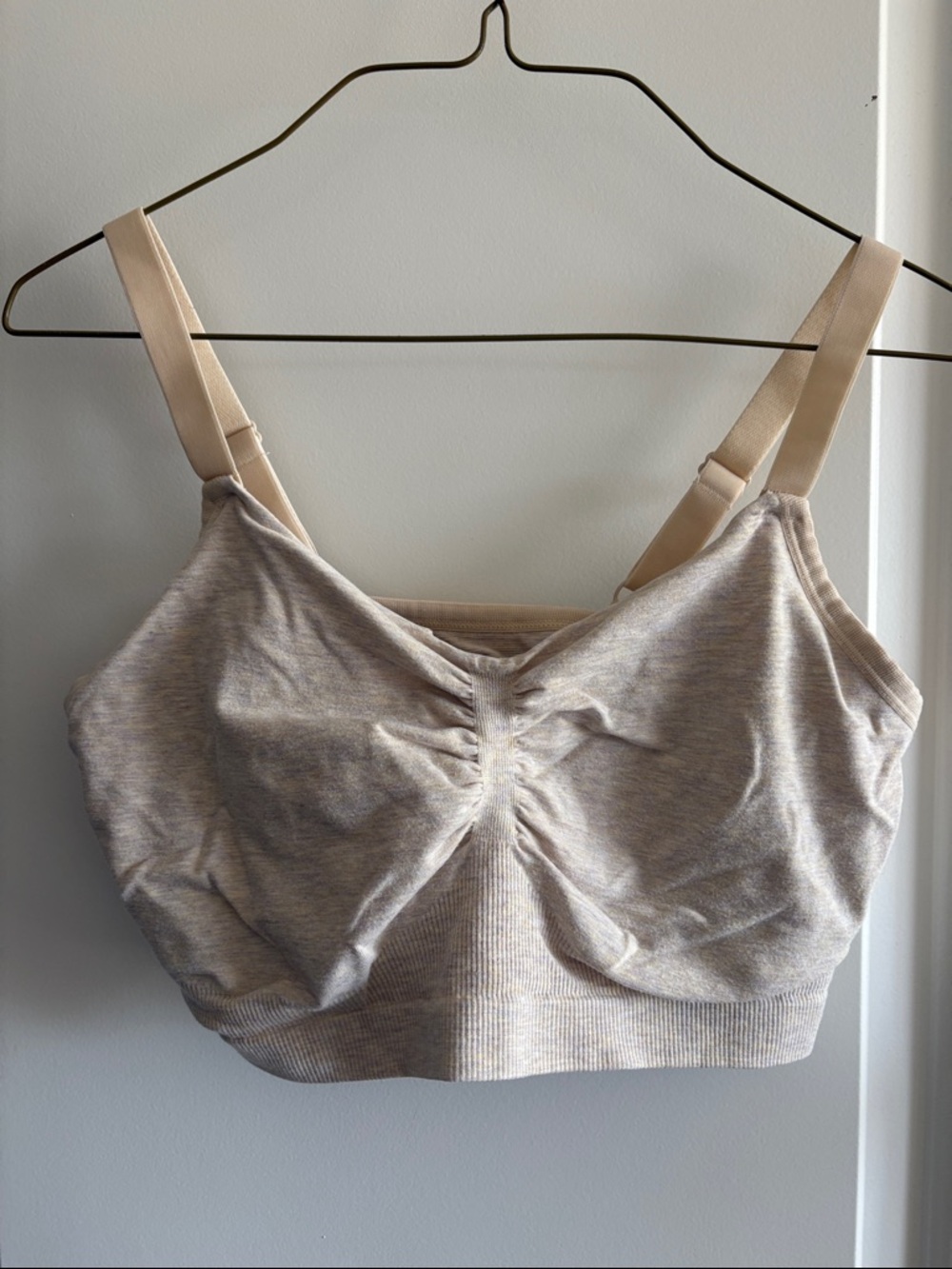 Kindred Bravely Beige Bralette Label Print